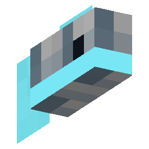 3D render of a small silver fish with a cyan belly